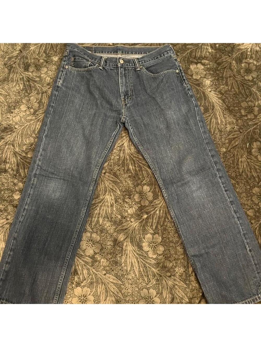 Levi's Men's Blue and Navy Jeans